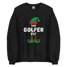 The Golfer Elf Funny Christmas Sweatshirt| Matching Christmas Elf Group Gift Swe - $28.91+