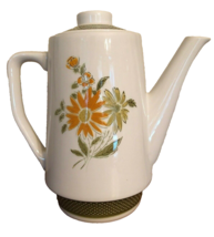 Vintage 70s Bellegay Ironstone Coffee Tea Pot Mod Boho #4292 Made in Japan - £17.30 GBP