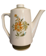 Vintage 70s Bellegay Ironstone Coffee Tea Pot Mod Boho #4292 Made in Japan - £17.43 GBP