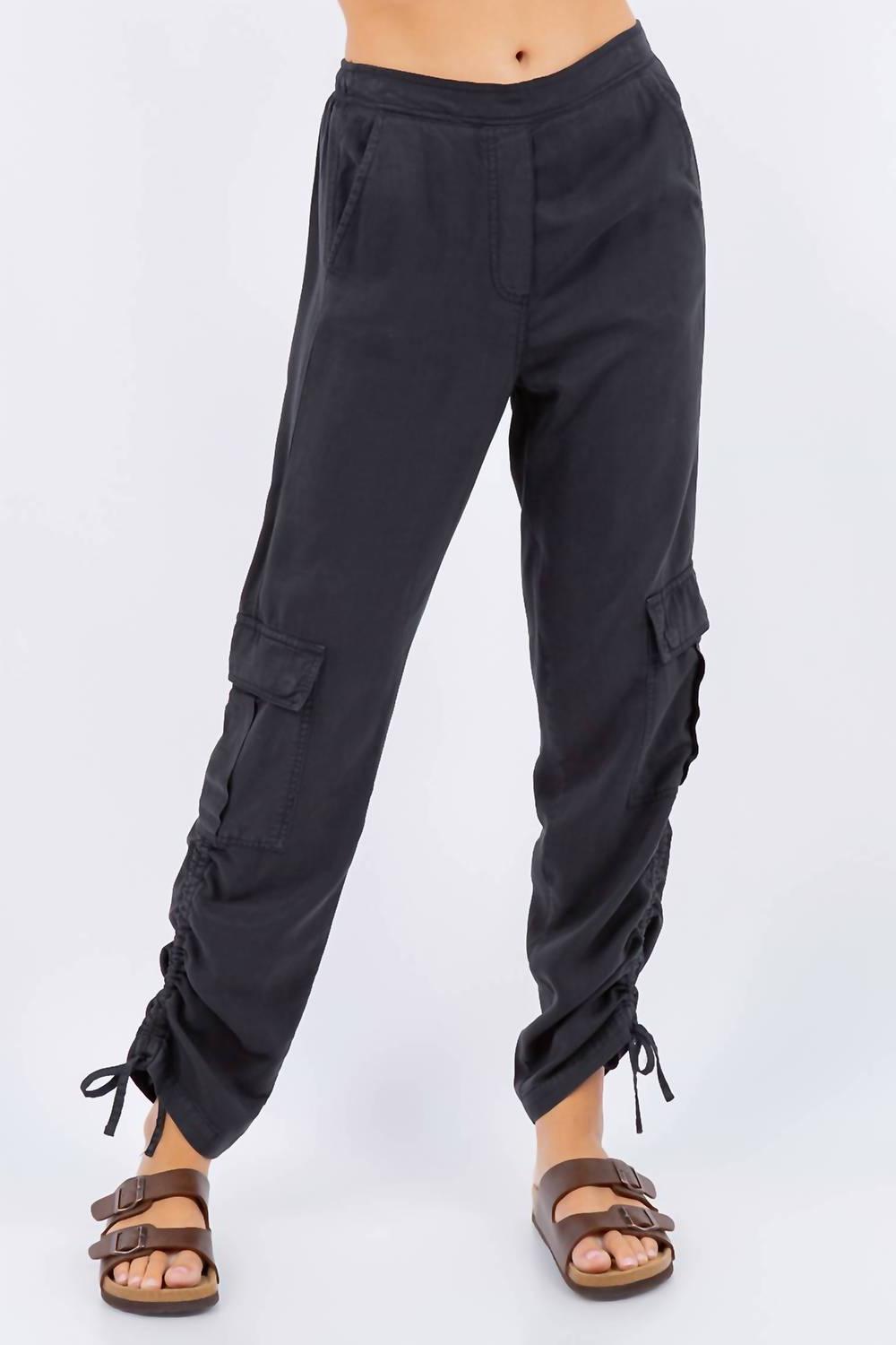 Paparazzi Tencel Slub Cinched Cargo Pant Size L - $46.53
