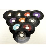 Lot of 10 45 RPM Records, Mixed Genres, Fleetwoods/Mills Bros/Price, VG,... - $33.44 CAD