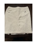 Banana Republic Size 14 Lined Winter White Pencil Skirt - $17.30 CAD
