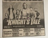 A Knight’s Tale Movie Print Ad Heath Ledger TPA9 - £4.66 GBP