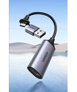 UGREEN HDMI Video Capture Card 4K HDMI to USB / USB-C HDMI Video Grabber Box - £18.79 GBP