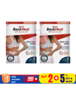 2 X Blood Back Heat 2 Patches Back Pain Relief Fast Heating FREE SHIPPING - €27,94 EUR