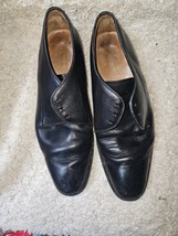 LOAKE Black Leather Brogue Lace Up Formal Shoes Size 11 Express Shipping - $48.62