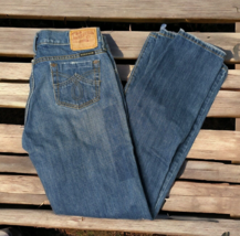 John B Stetson NO. 816 Classic Bootcut Denim Blue Jeans Women Size 8 - £10.93 GBP