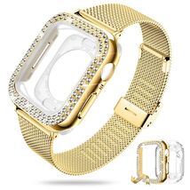 DABAOZA Apple Watch Band Crystal Rhinestone Case Mesh Strap 38mm Starlight - $16.55 CAD