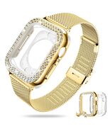 DABAOZA Apple Watch Band Crystal Rhinestone Case Mesh Strap 38mm Starlight - $218.84 MXN