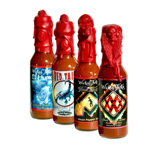Hot Sauce Gift Set Ghost Pepper Sauce Scorpion Wax Sealed Hottest Collection - £45.82 GBP