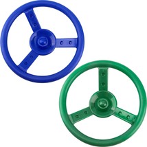 2 Pack Steering Wheel Playset Plastic Pirate Ships Wheel With Mounting T... - £35.16 GBP