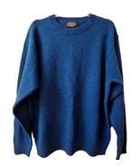 Pendleton Shetland Wool Pullover Mens Crewneck Sweater Blue Sz Large NWT Washabl - $86.53