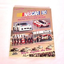 NASCAR Yearbook and Press Guide 1990- Stock car racing - $11.82