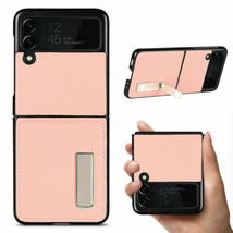 Leather Shockproof  hard Case Cover For Samsung Galaxy Z Flip 3  - £75.30 GBP