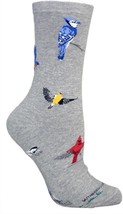 Backyard Birds Birding Birdwatcher Bird Lover Novelty Socks - $13.99