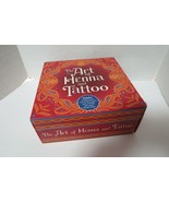 The Art Of Henna And Tattoo Kit 5 Pens 2 Books Gift Box Set Never Used O... - £20.09 GBP