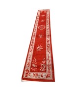Handmade Vintage Art Deco Chinese Runner 2.3&#39; x 12.8&#39; (71cm x 390cm) 197... - $16,677.08 MXN