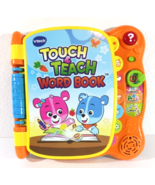 VTech TOUCH &amp; TEACH WORD BOOK Interactive Educational Baby Toddler Toy - £8.66 GBP