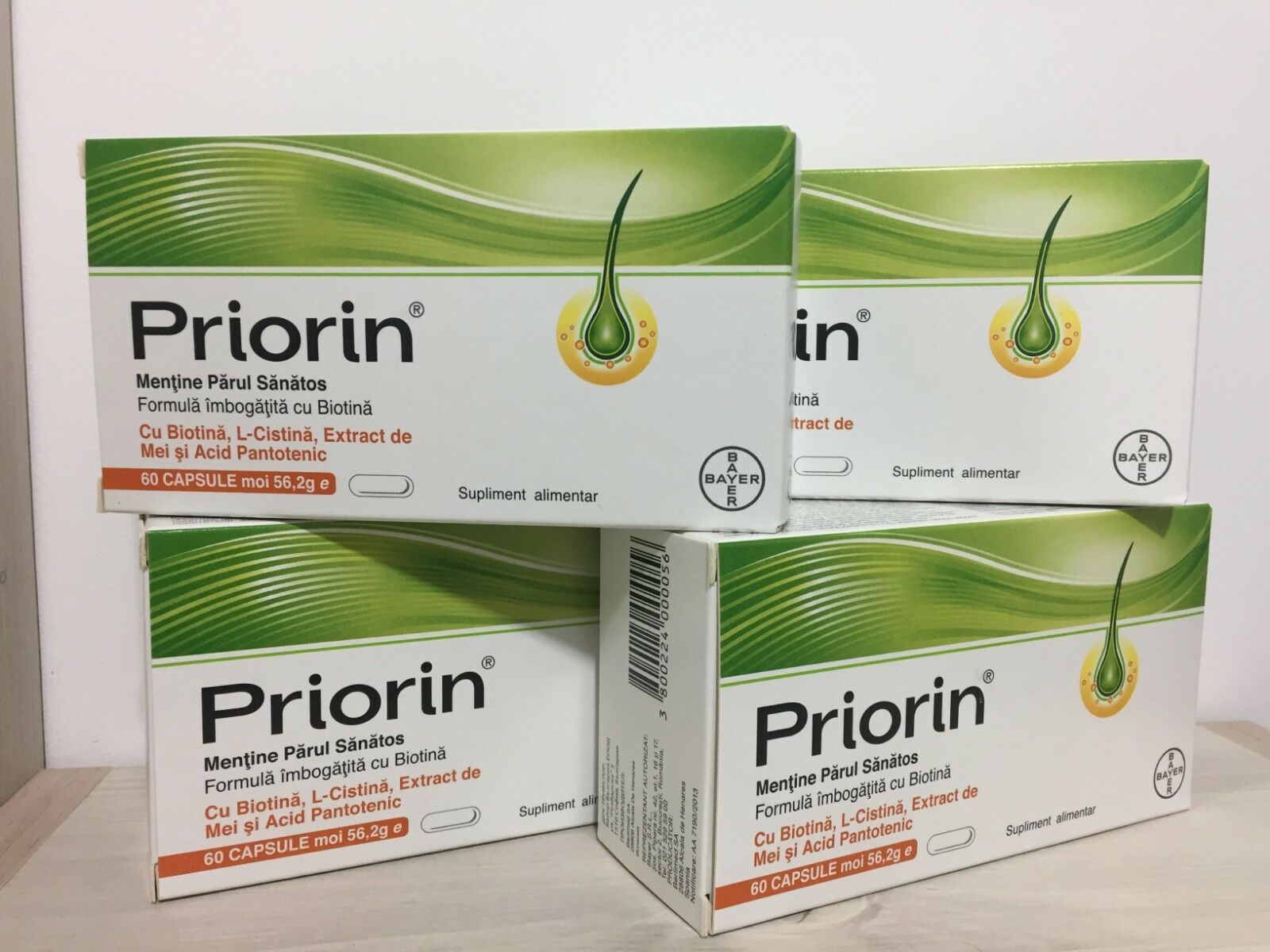 Bayer Priorin 60/120/180/240 Capsule  Hair Growth Loss Treatment