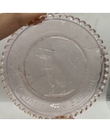 Pairpoint Billy Possum Glass Cup Plate Pink - $20.55 CAD