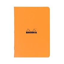 Rhodia Staplebound Orange Lined Notebook 8 1/4 X 11   - $22.00