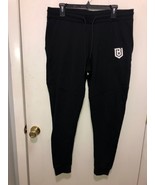 NWT Overwatch League Boston Uprising Black Fleece Lined Jogger Pants Men... - $19.79