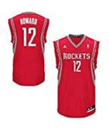 Adidas NBA Men&#39;s Houston Rockets Dwight Howard #12 Med Red Replica Jerse... - £23.52 GBP