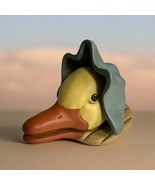 Vintage Blue Goose Duck with Scarf Head Ceramic HandPainted Signed McClo... - $38.58 CAD