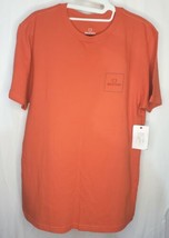 Brixton T Shirt Tailored Fit Burnt Red Orange Mens Size Medium New with Tags NWT - £12.24 GBP