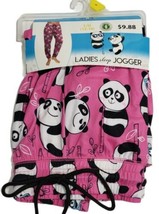 Briefly Stated ladies Sleep Jogger Pants Panda Bear Panda Life NWT Size L 12-14 - $9.79