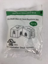 Monoprice PID : 7088  MB-B0101 Surface Mount Box Single / 1 Port Max wid... - $6.59