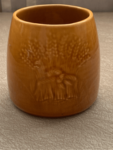 Franciscan Wheat Sugar Bowl-Vintage Brown Ceramic Autumn Farmhouse-No Lid - £11.85 GBP