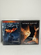 Christian Bale Batman Lot:Batman Begins &amp; The Dark Knight Dvd Full Screen Sealed - £11.16 GBP