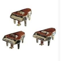 Vintage Grand Piano Brooch Scatter Pim Mini Pins Set of  3 - £20.83 GBP