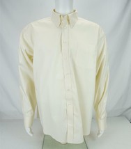 Grant Thomas Non-Iron Button Down Dress Shirt Off White/Beige Mens Size ... - £14.15 GBP
