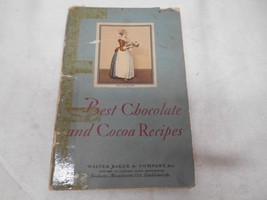 Antique 1931 WALTER BAKER Co. BEST CHOCOLATE &amp; COCOA RECIPES COOKBOOK AD... - $19.79