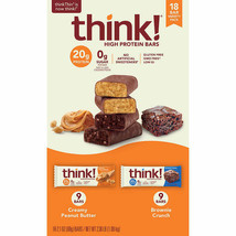 Think Thin High Protein Bar, Variety Pack, 2.1 oz, 18-count - £786.45 GBP