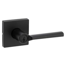 Kwikset Lisbon Single Cylinder Entry Door Handle w/ Lock and Key Venetian Bronze - £43.60 GBP