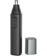 Ear and Nose Hair Trimmer for Men Women Rechargeable Trimmer (Black) - £15.28 GBP