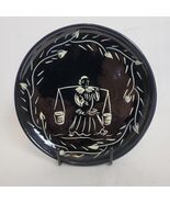 MCM Studio Art Priddoe Signed Francing Black Glazed Rare 8&quot; Folk Art Pea... - €20,31 EUR