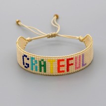 Boho Summer Bracelet Set Gift  Jewelry Rainbow Beaded Bracelets Women Jewellery  - £17.46 GBP