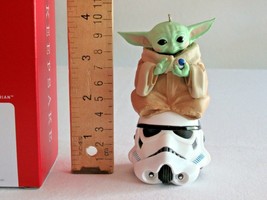 2021 Hallmark Keepsake Baby Yoda Star Wars The Child The Mandalorian Disney NEW - £22.77 GBP
