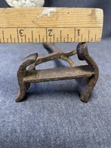 Old Vtg Cattle Heavy Wrought Iron Branding Iron Western Cowboy Rancher - $105.93