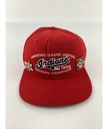 Vintage 1996 Cleveland Indians American League Champions Snap Back Hat P... - $96.05 CAD