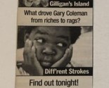 2000 Truth Behind Sitcom Scandals Print Ad Gary Coleman Gilligan’s Islan... - $5.93