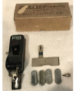 Vintage  GREIST Products Rotary Buttonholer + 6 Attachments And Original... - $29.39