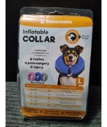 NEW Bencmate Inflatable Pet Collar Size Large Frenchie-Collie-Spaniel  - $9.79