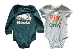 Baby Boy Clothing Lot 8 Pc 12M Carters Cat & Jack Pants Romper Outfit image 6