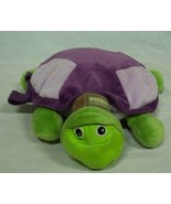 Zoobie PURPLE &amp; GREEN TURTLE W/ PURPLE BLANKET INSIDE Plush STUFFED ANIM... - $47.51 CAD