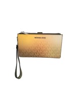 Michael Kors Jet Set Travel Large Double Zip Wristlet Clutch MK Ombre Ol... - $1,387.71 MXN